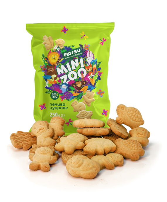 Печиво цукрове «Mini Zoo» 250г